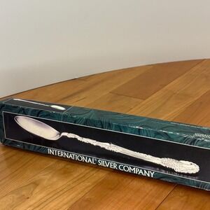 Silver‑Plated Turkey Serving Spoon – 13" – International Silver– Unused / Sealed